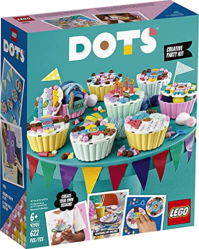 LEGO DOTS Creative Party Kit 41926 DIY Craft Decorations Kit; Makes a Perfect Play Activity for Kids, New 2021 (622 Pieces) - WoodArtSupply