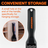 JORGENSEN Mini Wood Plane, Professional Surform Shaver Tool, 65MN Sharp Blade, Black ABS Plastic, Wood Shaver Tool for Woodworking - Suitable for Jorgensen