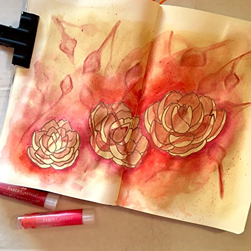 Faber-Castell Gelatos Colors Set, Metallics - Water Soluble Pigment Crayons Faber-Castell