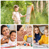 HTVRONT Paint Brushes for Acrylic Painting 24 PCS - Acrylic Paint Brushes with Canvas Brush Case - Paint Brushes for Acrylic/Oil/Watercolor HTVRONT