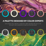 MEYSPRING Gemstones Collection Mica Powder for Epoxy Resin - 100g - Epoxy Pigment Colors for Resin Art, Geode Art - Resin Pigment Powder and Cosmetic MEYSPRING