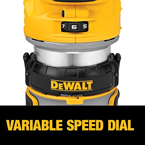 DEWALT 20V Max XR Cordless Router, Brushless, Tool Only (DCW600B) - WoodArtSupply