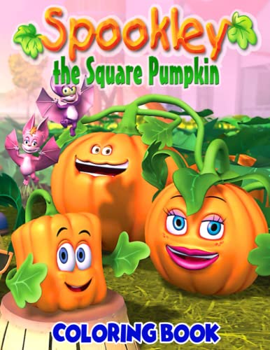 S.p.o.o.kley The S.quare P.u.m.p.kin Coloring Book: S.p.o.o.kley The S.quare P.u.m.p.kin Coloring Book For Kids, Ages 4-8, Ages 8-12 and Adults With WoodArtSupply
