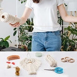 FREEBLOSS 3 Set DIY Macrame Angel Kit Angel Hanging Ornament Boho Macrame Wall Hanging Decor Macrame DIY Kit Gift for Mom Girls FREEBLOSS