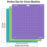 WORKLION Cutting Mat 12x12 for Cricut: Cricut Explore One/Air/Air 2/Maker Gridded Adhesive Non-Slip Durable Mat for Sewing Quilting and Arts & Crafts WORKLION