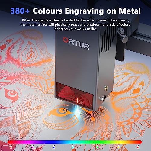 Ortur OLM3 LU3-20A Laser Engraver with 50L Laser air Assist, 20W Output Laser Cutter DIY Laser Engraver Machine, 20000mm/min Engraving Speed and App Ortur