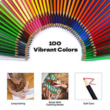 ArtSkills Artist Colored Pencils Set, Colored Pencils for Adult Coloring Books, Drawing, Sketching, 100-Count ArtSkills