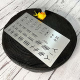 Aleks Melnyk No.421 Metal Stencil, Elder Futhark and Ogham Runes, Ancient Alphabet, Sigil Magic Alphabet Stencil 1 PC, Letter Template for Wood Aleks Melnyk