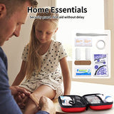 Home-Car-First-Aid-Kit-Camping-Essentials - 263pcs Waterproof Zippers is Ideal for Travel, Office, Boat, Sports, Businesses, Hiking, Emergency Pumier