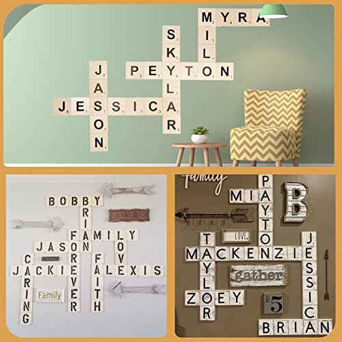 80 Pcs Unfinished Wood Pieces 4x4 Inch Blank Wood Squares Natural Wooden Square Cutouts Tiles Unfinished Wooden Squares Ornaments for DIY Crafts, FOBSME