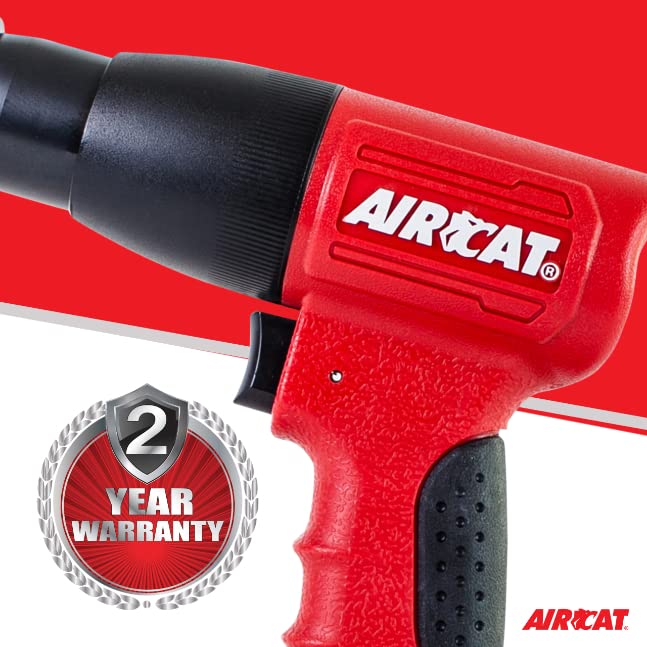 AIRCAT Pneumatic Tools 5100-A-T: .401-Inch Shank Composite Medium Stroke Air Hammer 3,000 BPM - Hammer - WoodArtSupply