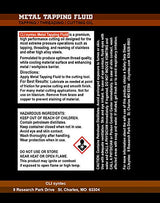 Premium Metal Tapping Fluid - 64 FL. OZ. Threading and Cutting Oil CLIsyntec