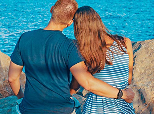 UMIPHIMAT Engraved Wooden Watches for Boyfriend Husband - Personalized Ebony Wood Watch for Birthday Anniversary Valentines Day Gifts UMIPHIMAT