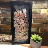 Wood Heart Cutouts,130 PCS 3.15 Inch Unfinished Wooden Hearts for Guest Book for DIY Crafts, Wedding Decor, and Valentine's Day Ornaments, by GNIEMCKIN