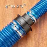 Dust Right Stacking Dust Port Adapter Set (3-Piece) – Interchangeable Vacuum Adapter for Dust Collection Hose & Tools – Glass Reinforced ROCKLER