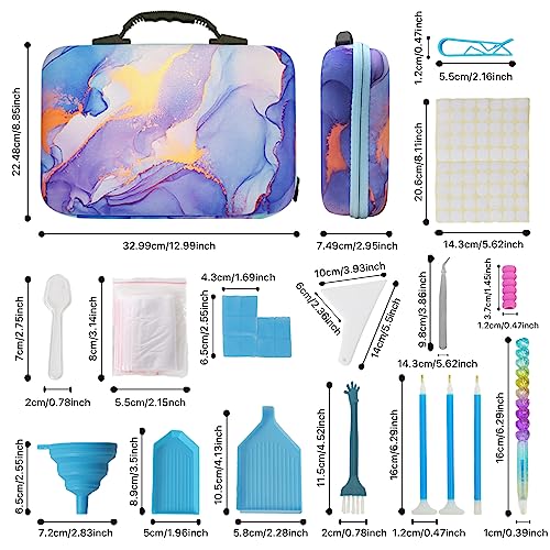 TAVOLOZZA Diamond Painting Storage Containers 60 Slots Diamond Painting Accessories and Tools Diamond Art Storage Bead Storage Containers Diamond Tavolozza Fine Arts
