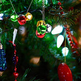 200 Pieces Augshy Jingle Bells 2/5 Inch Craft Bell Bulk for Christmas Home and Pet Decorations Xmas Decor Party Favors Supplies (Gold,Silver, Augshy