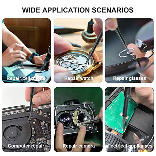 Morcoxina Precision Screwdriver Set, 46 in 1 Mini Screwdriver, Screwdriver Bit Sets, Multifunction Precision Screwdriver Kit, Repair Tool Kit for Morcoxina