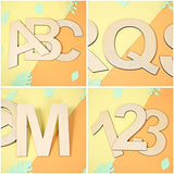 12 Inch Wooden Symbol &, 1/4 Inch Thick Large Unfinished Wood Letter for DIY Crafts Home Wall Decor TDOCK