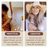 ABOOFAN 1 Box Wooden Bead Set Vintage Loose Beads Jewelry Making Supplies Unfinished Wood Hearts Wooden Hair Beads Unfinished Wood Beads DIY Wood ABOOFAN