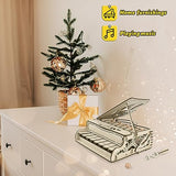 nicknack 3D Wooden Model Kits Assembly Piano Mechanical Music Model Wooden Puzzle for Teens and Adults nicknack