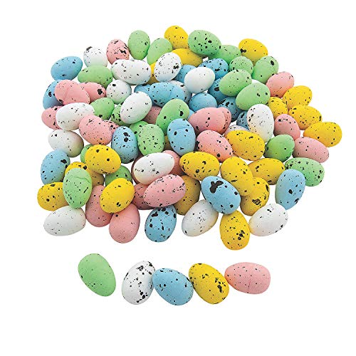 Speckled Foam Easter Eggs (100Pc) - Crafts for Kids and Fun Home Activities Fun Express