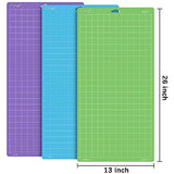 Ecraft Cutting Mat for Cricut Explore One/Air/Air 2 Maker（Strong,Standard,Light) 12X24inch (3 pack) Variety Adhesive Quilting Cut Mats Replacement ecraft