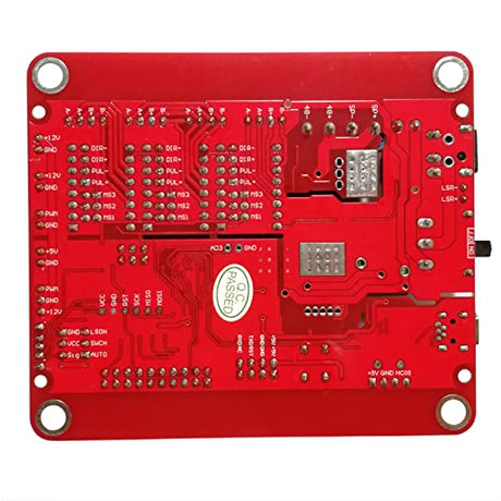 Doesbot GRBL 1.1 CNC 3-Axis Control Board Support 48V 500W DC Spindle and 12V 60W Laser with Power Switch for DIY Mini Engraving Machine Wood Router Doesbot