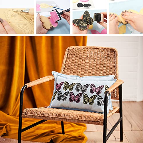 Marabu Fabric Screen Printing Ink - Create Unique Designs & Transform Your Fabrics with Water Based Screen & Block Printing Ink - Large 100ml Tubes Marabu
