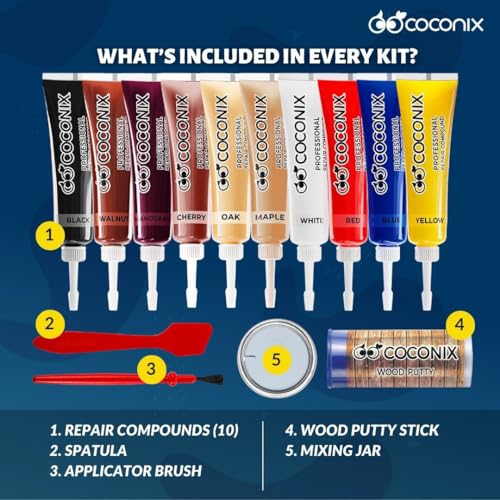 COCONIX Wood Restore PRO Professional Floor & Furniture Repair Kit COCONIX