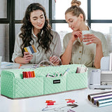 AMOIGEE Padded Dust Cover Compatible with Cricut Maker, Cricut Maker 3, Explore Air 2, Cricut Explore 3 Machine, with Pockets for Cricut Accessories, AMOIGEE