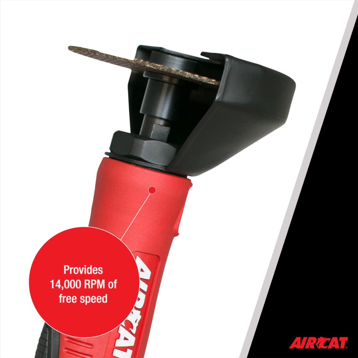 AIRCAT Pneumatic Tools 6560: 1 HP 4-Inch Composite Cut-Off Tool 14,000 RPM