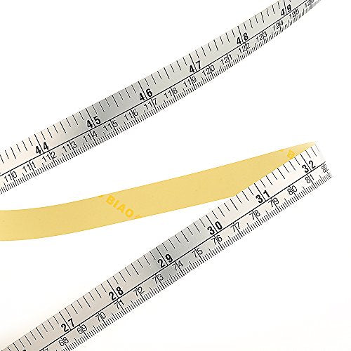 WIN TAPE Workbench Ruler Adhesive Backed Tape Measure 60inch 152cm (Left to Right - Inch/cm) - WoodArtSupply