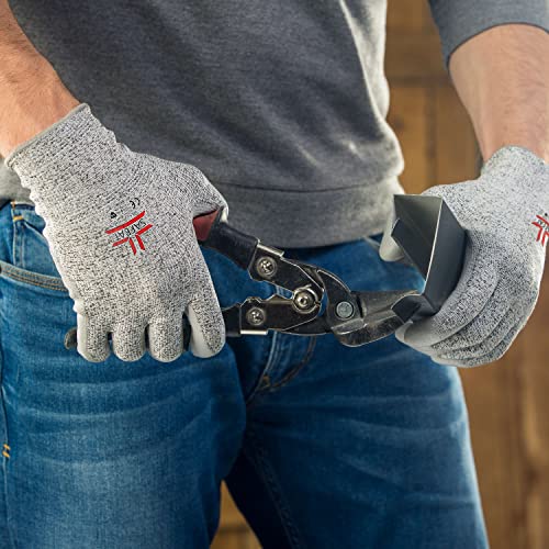 SAFEAT Safety Grip Work Gloves for Men and Women – Protective, Flexible, Cut Resistant, Comfortable PU Coated Palm. Complimentary Ebook Included.