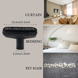 ANBOO Vacuum Attachments Set, 1 1/4 inch Vacuum Accessories Cleaning Kit Hardwood Floor Brush Attachments Extension Wands with Standard Hose Adapter, ANBOO