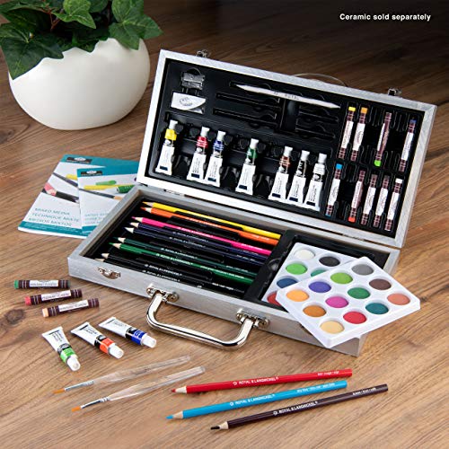 Royal & Langnickel Essentials 85pc Mixed Media Beginners Box Art Set - WoodArtSupply