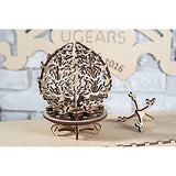 UGEARS Mechanical Flower 3D Wooden Puzzle - Unique Model Kits for Teens and Adults UGEARS