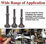 Smoothing Air Hammer Bits Set, 5Pcs Smoothing Air Hammer Tool Kit Air Hammer Accessories Extended Length Pneumatic Chisel Bits with Spring, by ZMCYNG ZMCYNG