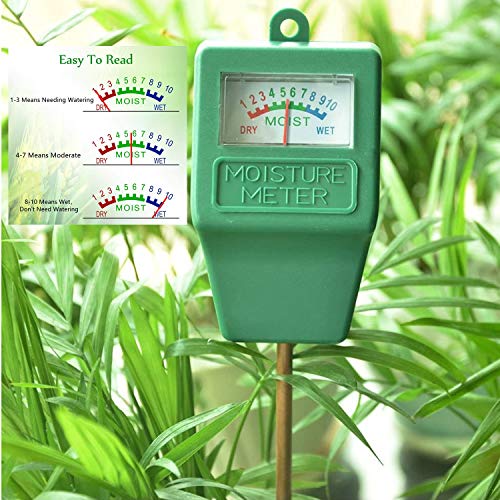 Hathdia Soil Moisture Meter,Plant Hygrometer Moisture Sensor Plant Water Monitor for Potted Plants,Garden,Farm, Lawn(No Battery Needed) Hathdia