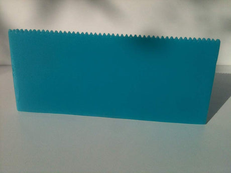 EPOXY Resin V-Notch Spreading Tool - Best EPOXY Spreader - Very Flexible, Very Durable, Approx. 8,1/2" Wide x 3,1/2" Long & Approx. 3/8" Thick SBC Decorative Concrete Training and Products