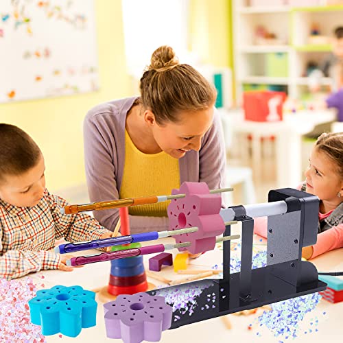 Epoxy Glitter Pen Turner Attachment, Pen Turner Adapter to Hold Pens, 28set Glitter Epoxy Pen Holder for Cup Turner DIY Craft Epoxy Resin Pen Making WOOPSOO