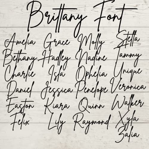 Wooden Custom Name Sign, Nursery Name Sign, Family Name Signs, Choice of Size & Fonts! Generic