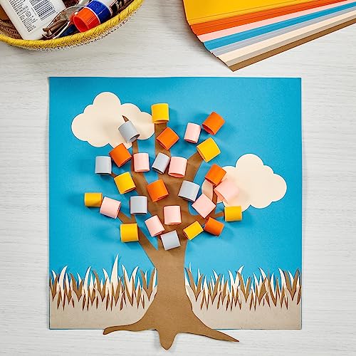 Astrodesigns Crafting Cardstock, 12" x 12", 65 lb/176 gsm, Bold BOHO 8-Color Assortment, 80 Sheets (91037) Astrodesigns