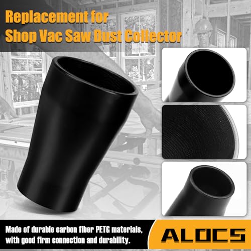 Table Saw Vacuum Adapter Replacement For Dewalt DWE7491RS - Suitable for Connecting 2 1/2" Table Saw Outlet to 1 7/8" Shop Vac Hose, Dewalt Dust Alocs