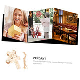 Zerodeko 50 Sets Blank Cross Wood Piece Home Decoration Wood Crafts for Kids Cross Decorations Unfinished Wood Cross Blank DIY Chips DIY Graffiti Zerodeko