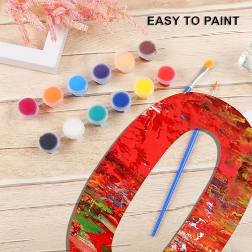 17 Inch Large Wooden Number 0, 1/4 Inch Thick Unfinished Blank Wood Number Slice Sign Board for Wall Decor, Craft, DIY Project, Birthday Wedding HILAZA