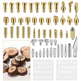 53-Piece Wood Burning Kit Professional Soldering Iron Tips & DIY Drawing Template Carving, Engraving, Craft Tools, Stencils, and Wood Burning TITA-DONG