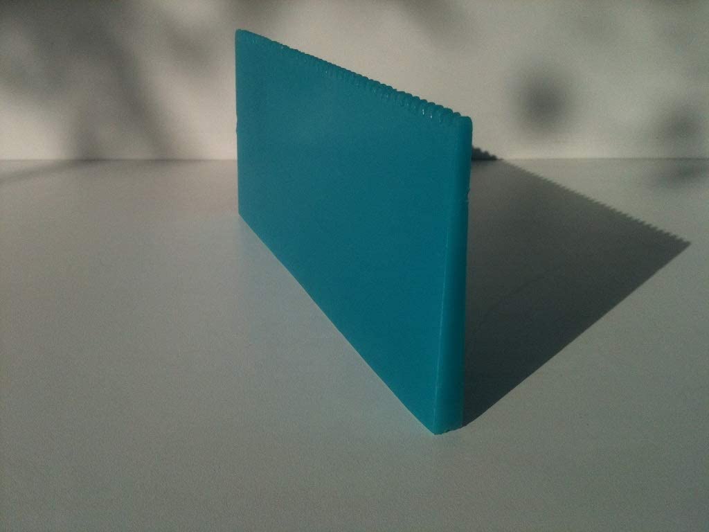 EPOXY Resin V-Notch Spreading Tool - Best EPOXY Spreader - Very Flexible, Very Durable, Approx. 8,1/2" Wide x 3,1/2" Long & Approx. 3/8" Thick SBC Decorative Concrete Training and Products