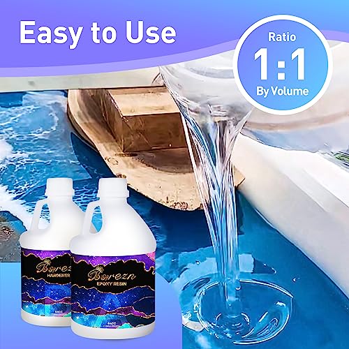  Bsrezn 1KG Bulk UV Resin Kit, Crystal Clear 1000g Large UV Cure Epoxy  Resin Hard Kit Premixed Resina UV Transparent Solar Activated Glue for  Jewelry Making Fast Curing with 6 Colors