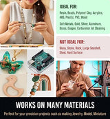 Pin Vise Small Hand Drill for Jewelry Making - Craft911 Manual Craft Drill Sharp HSS Micro Mini Twist Drill Bits Set for Resin, Rotary Tools for Craft911